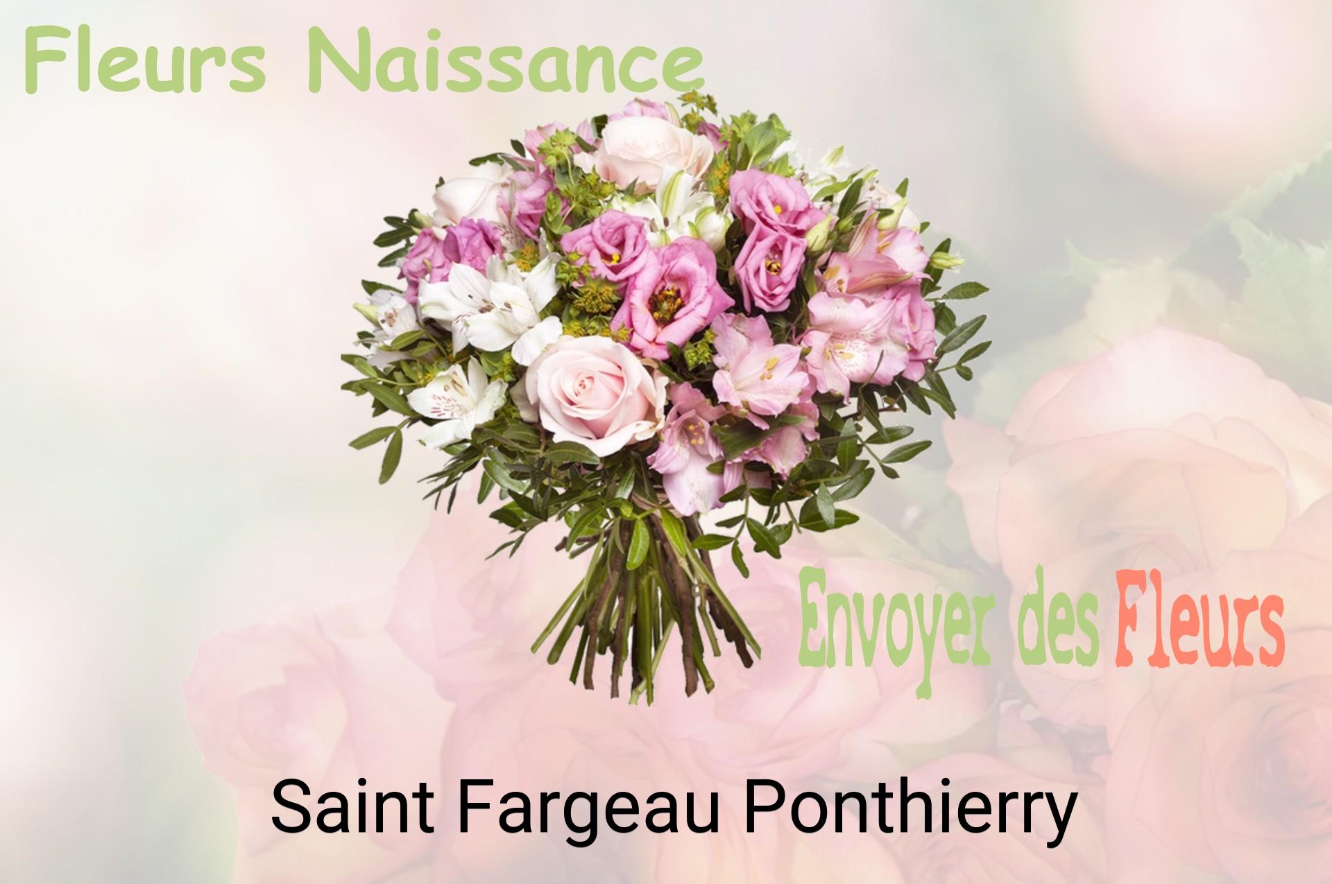 Bouquet de fleurs de naissance livré à Saint-Fargeau-Ponthierry